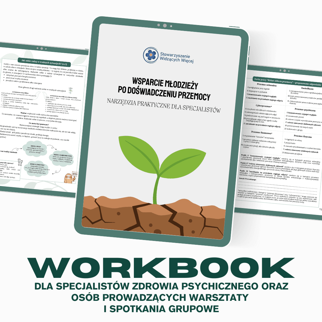 Wsparcie młodzieży po doświadczeniu przemocy - narzędzia praktyczne dla specjalistów - workbook